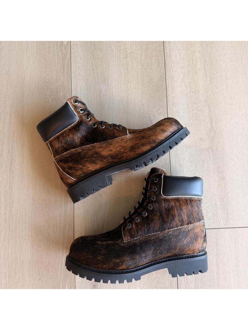 Pony Men's Brown and Multi Boot